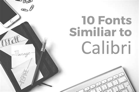 what fonts are similar to calibri